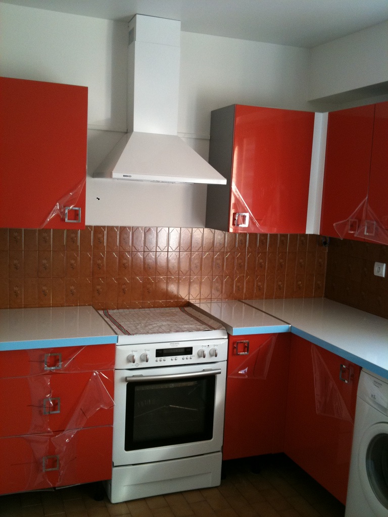 pose de cuisine fourni par client